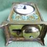 Antique French  Travel Pendulum Clock, Decorated with Flowers, with an Enameled Dial. Grand Prix de L'Horlogerie 1878 (WORKS WELL) Image 2