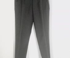 Peter O'Brien AIWear Wool Peg Leg Trousers Grey size 8