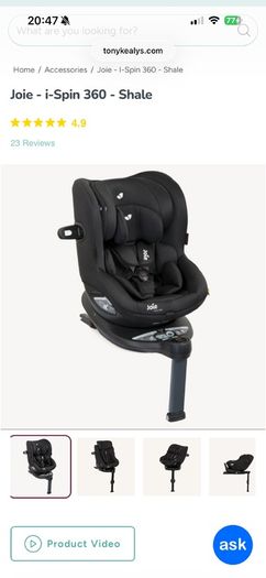 Joie i-Spin 360 carseat