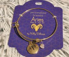 Gold Aries Bracelet New, Gift Ready