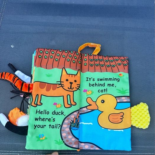 jollybaby soft book Brand New Farm Tail