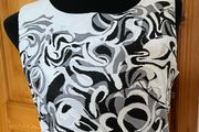 Tia dress black &amp; white dress size 16 New with tags