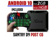 X96Q 2GB 16GB Android TV Box with Wireless Backlit Keyboard Remote