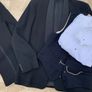 Vintage Black Tie Tuxedo with waistcoat, shirt and watch chain Image 8
