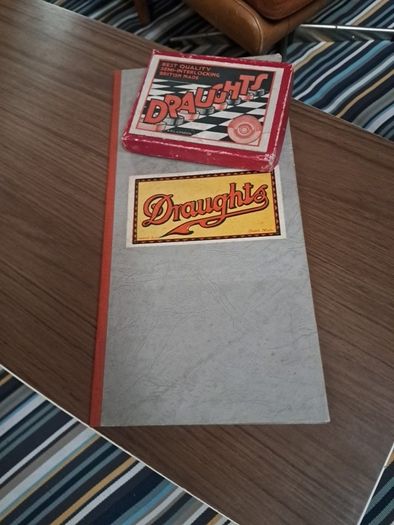 Vintage Draughts Board Game