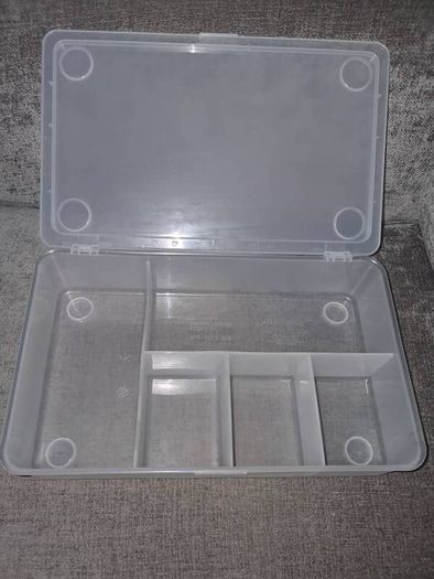 Ikea Glis Storage Box With 5 Compartments - Size - 34cm x 21cm - RRP - 5.00