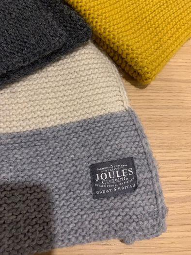Joules long cosy knitted scarf (like new)