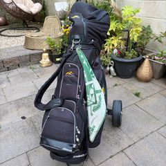 Left Handed Set Of Clubs + Trolley