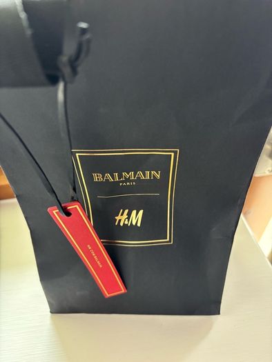 BNWT Balmain x H&M Archival Knit Beanie + 2 x EDP Fragrance Sample & Bag Set