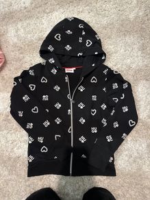 Hugo black hoodie (12-xs)