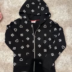 Hugo black hoodie (12-xs)