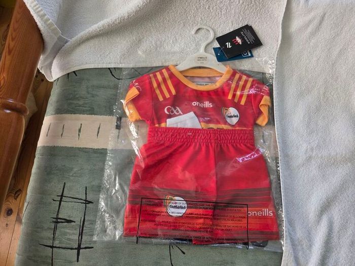 Carlow Gaelic Football Home Jersey Kit 2024 GAA Children 6 to 12 months Old