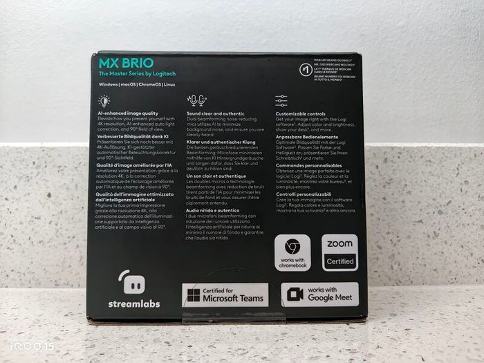 Logitech Webcam MX Brio (Brand New Sealed)