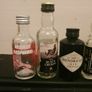 Spirit Bottles/Six Minature Glass Bottles x 6 Image 3