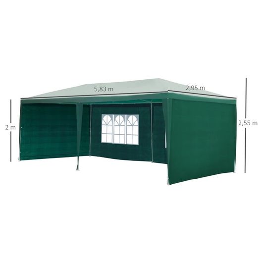 6x3 m Gazebo Marquee-Green (FREE SHIPPING)