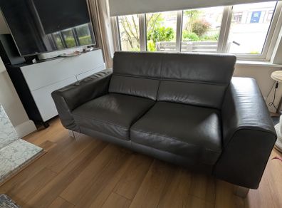 Italian leather sofa 2.5 seater