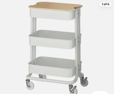 ikea trolley with lid x 2