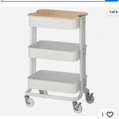 ikea trolley with lid x 2