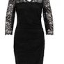Like New: Black Lace Dress (Size 10) Image 3