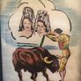 Original Spanish Bullfighting Art on Linen (11) Image 4