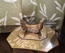 Vintage brass trinket boxes