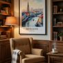 Reykjavik Wall Art Print, Travel Poster Image 6