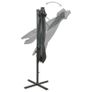 Cantilever Umbrella with Pole and LED Lights Anthracite 250 cm Image 8