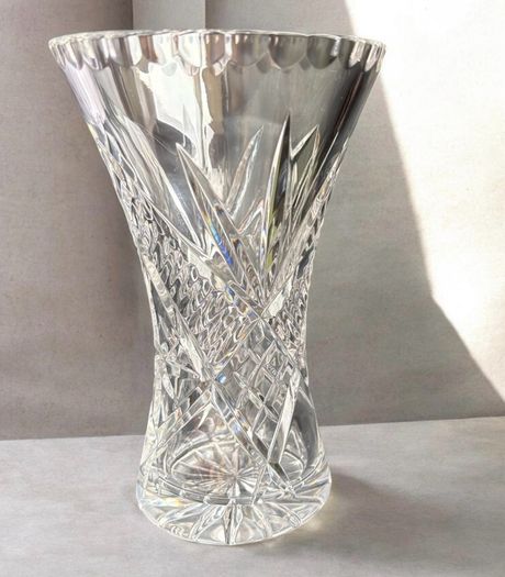 Vintage Lead Crystal Vase 30 Percent PbO Premium Quality