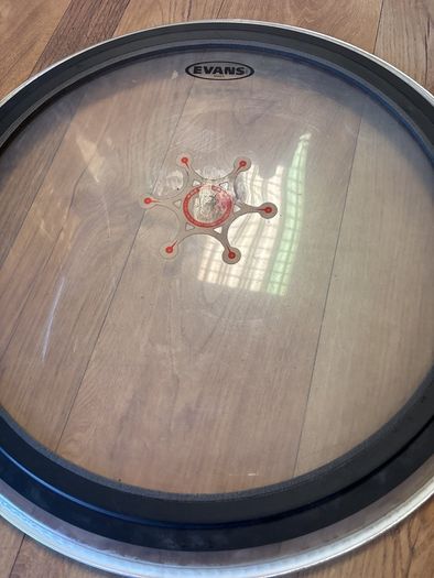 Evans Emad Bass drum head