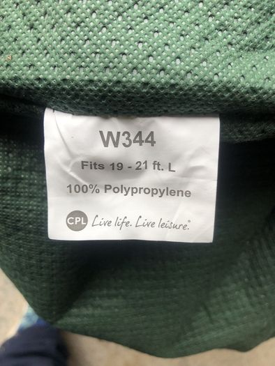 Waterproof breathable caravan cover 19-21 foot in bag