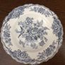 Vintage Crown Ducal 9 inch blue and white bristol cereal bowl discontinued Image 2