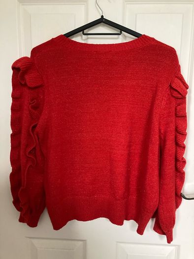 NEW red cardigan