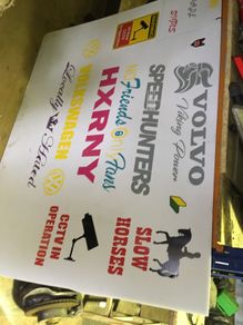 Signs and stickers