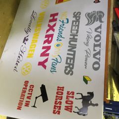 Signs and stickers