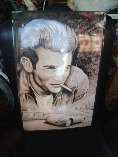metal James Dean picture