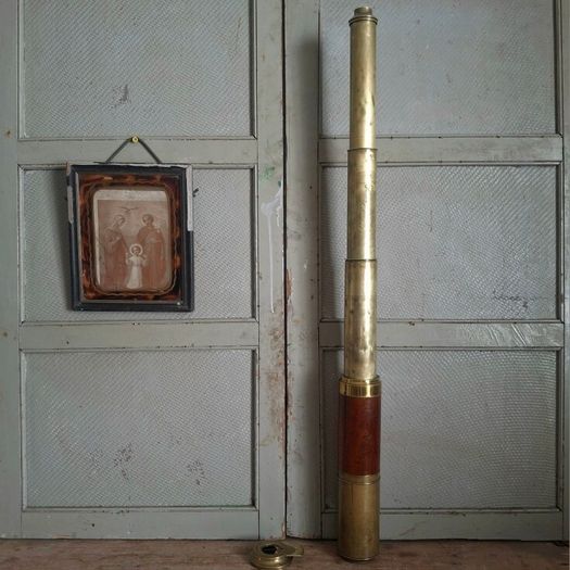 Antique Brass Marine Spyglass Telescope