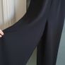 NEW LOOK black cropped leg jumpsuit Sz 10 Image 5