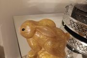 Easter bunny candle