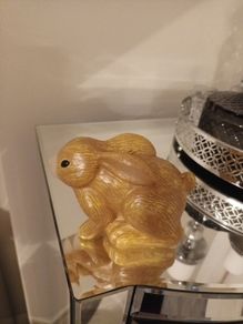 Easter bunny candle