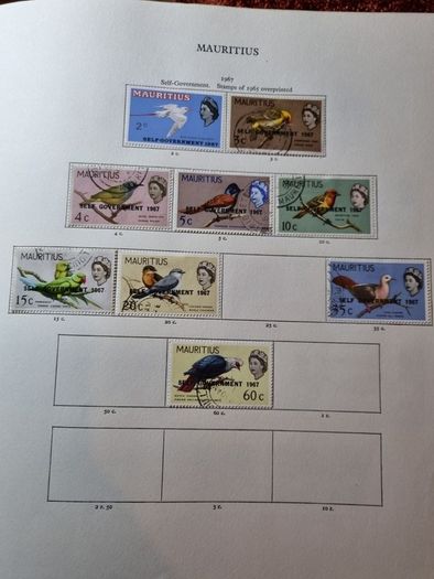 MAURITIUS album with stamps