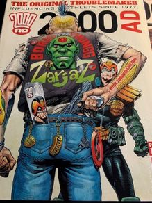 2000 AD Featuring Judge Dredd Progs 1753,1851, 1852, 1853, 1854,2219, 2227 mix progs running 28th Sept 2010 - 14 Apr 2021 -intermittent- IPC Magazines