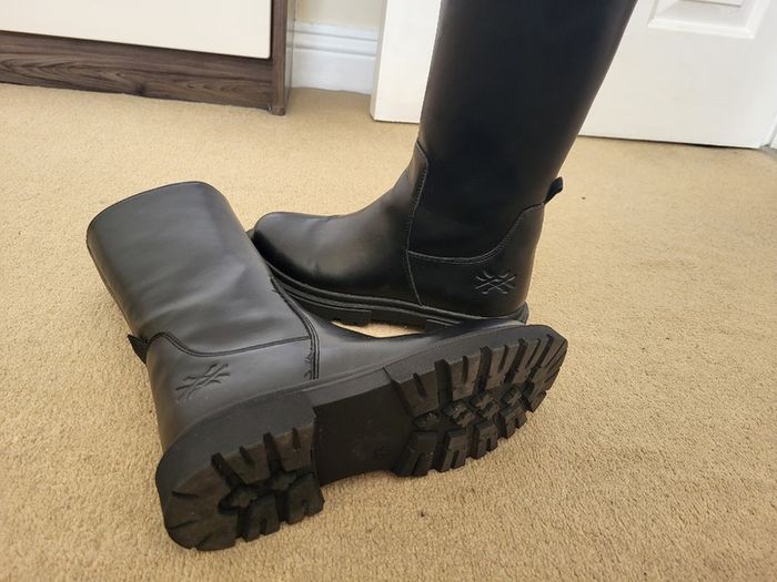 Benetton black girl boots 36 size