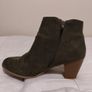 Green Suede Ankle Boots Image 7