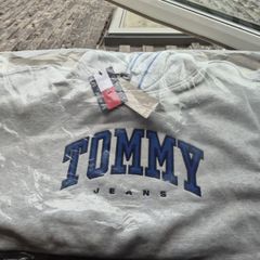 Tommy Jeans Hoodie Grey Medium New