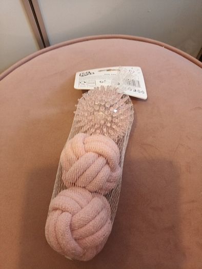 3 x dog toy balls