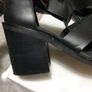 Ladies leather sandals size 3 worn once only Image 9