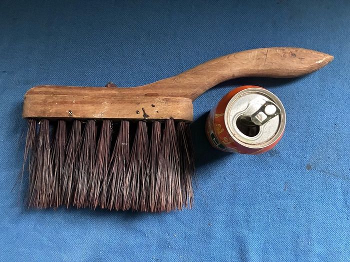 Vintage drafting bristle brush