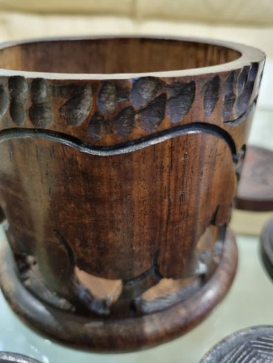 Hand  Carved Coasters