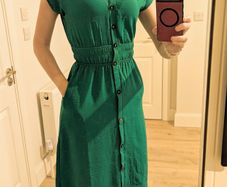 Green summer dress Size S