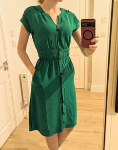 Green summer dress Size S